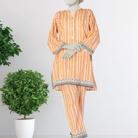 Lawn Multicolor Kurti - J. Junaid Jamshed