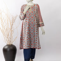 Lawn Multicolor Kurti - J. Junaid Jamshed