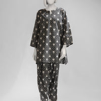 Lawn Black Kurti - J. Junaid Jamshed
