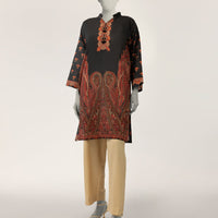 Lawn Black Kurti - J. Junaid Jamshed