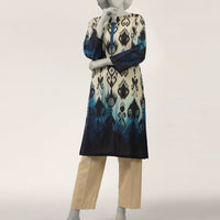 Lawn Multicolor Kurti - J. Junaid Jamshed