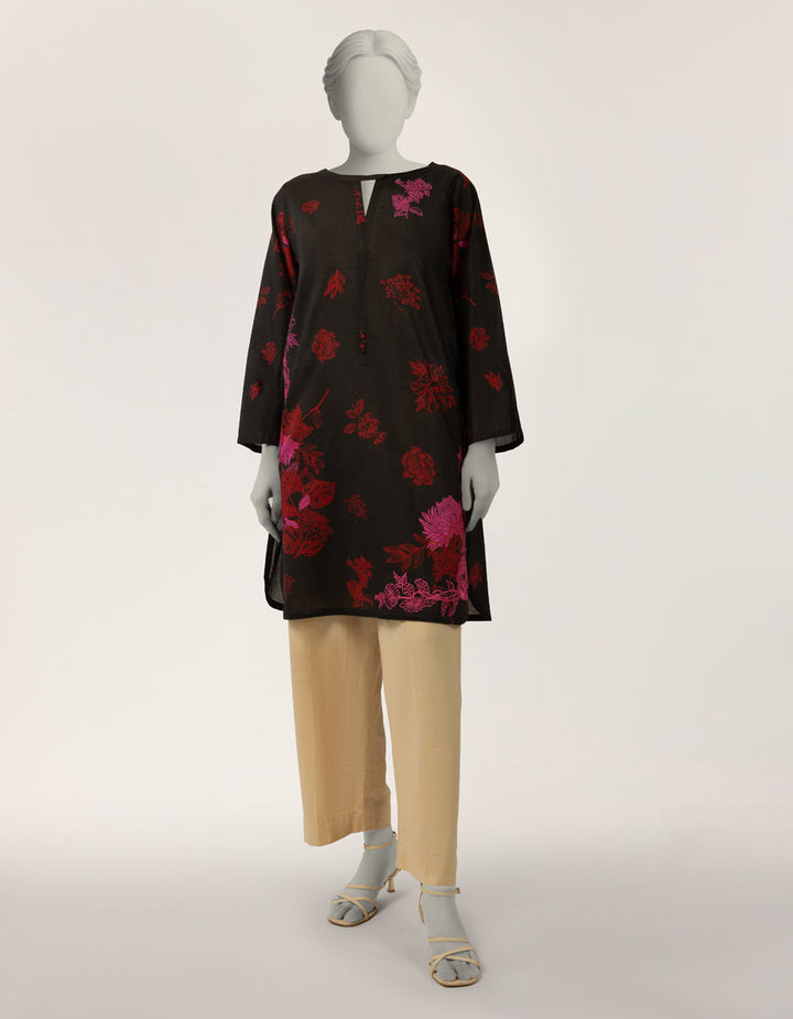 Lawn Black Kurti - J. Junaid Jamshed