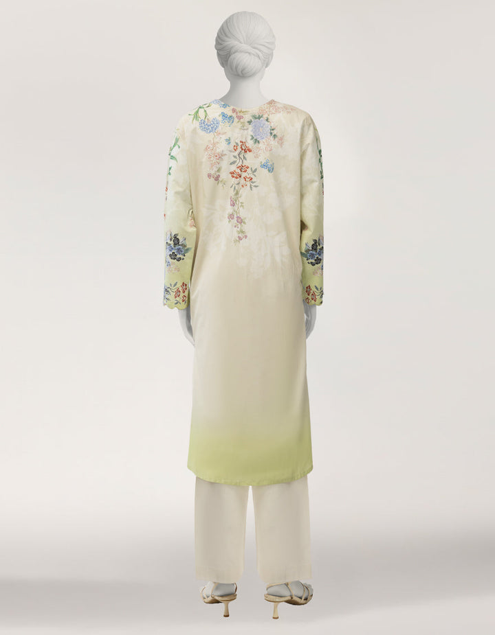 Lawn Multicolor Kurti - J. Junaid Jamshed