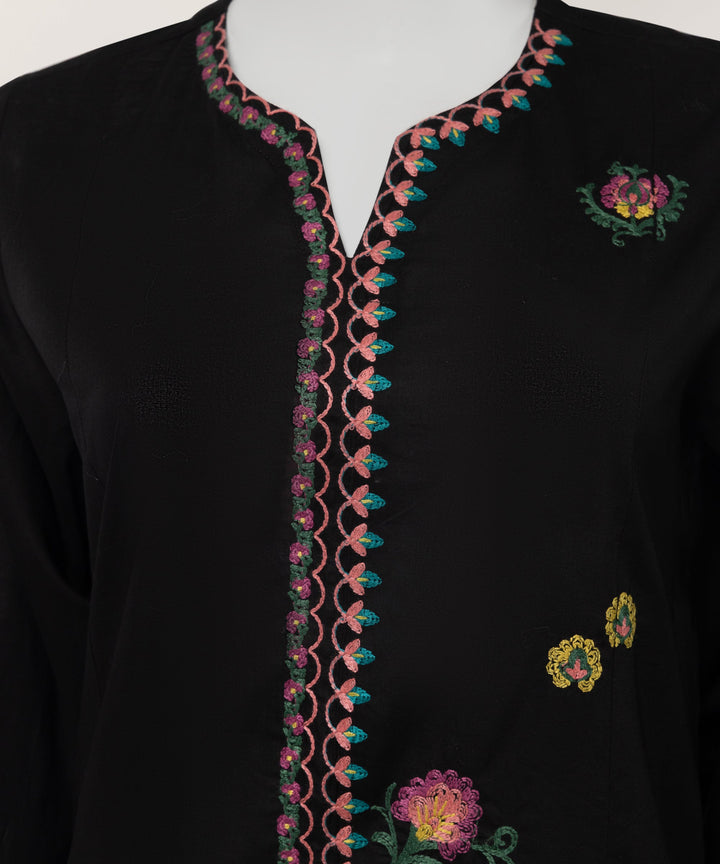 Lawn Black Kurti - J. Junaid Jamshed