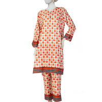 Lawn Brown Kurti- J. Junaid Jamshed