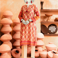 Lawn Multicolor Unstitched Suit - J. Junaid Jamshed
