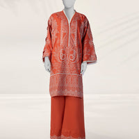 Cambric Multicolor Unstitched Suit - J. Junaid Jamshed