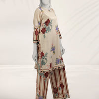 Cambric Multicolor Unstitched Suit - J. Junaid Jamshed