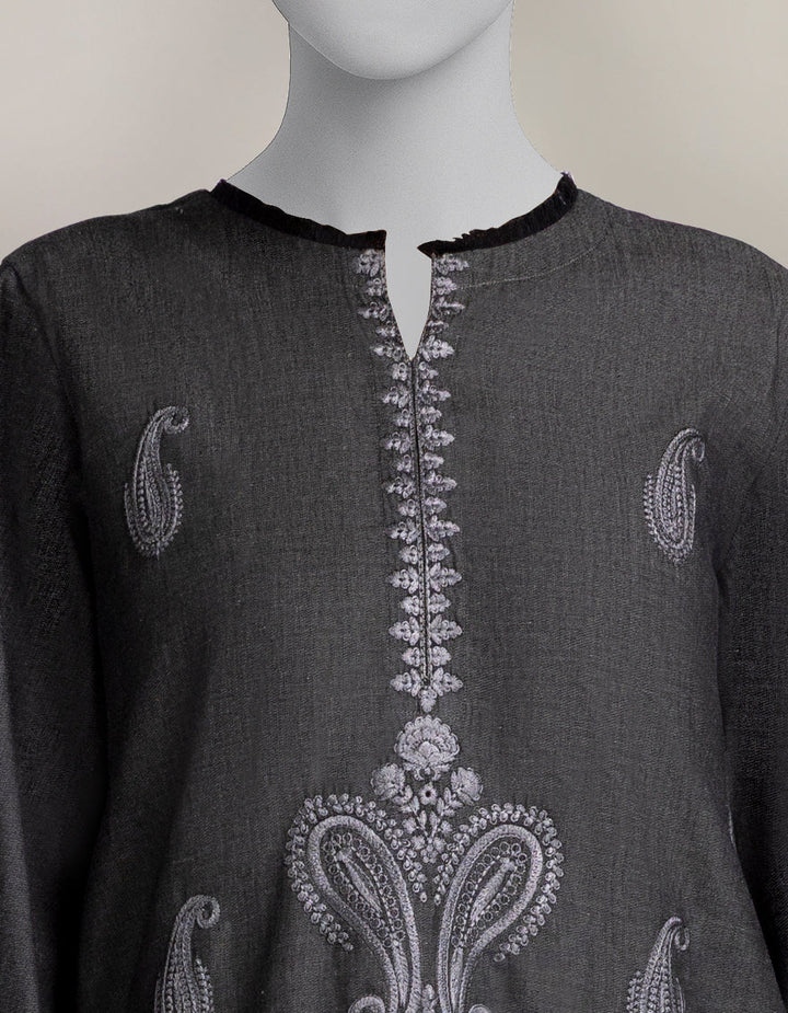 Denim Blue Stitched Suit - J. Junaid Jamshed