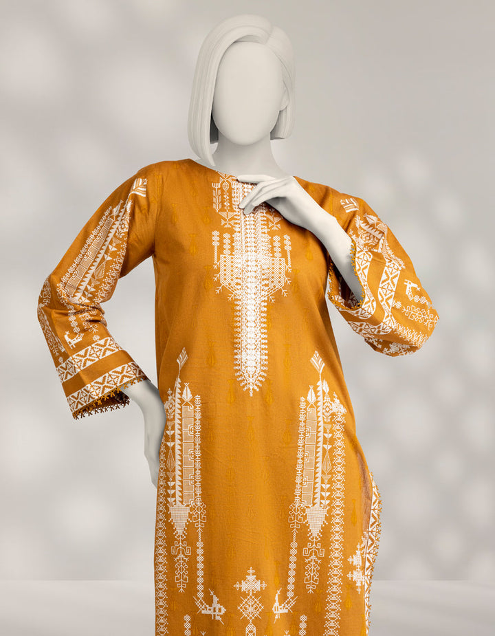 Cambric Multicolor Unstitched Suit - J. Junaid Jamshed