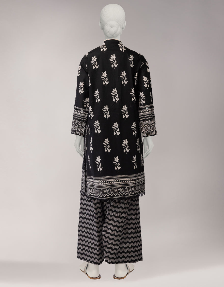 Cambric Multicolor Unstitched Suit - J. Junaid Jamshed