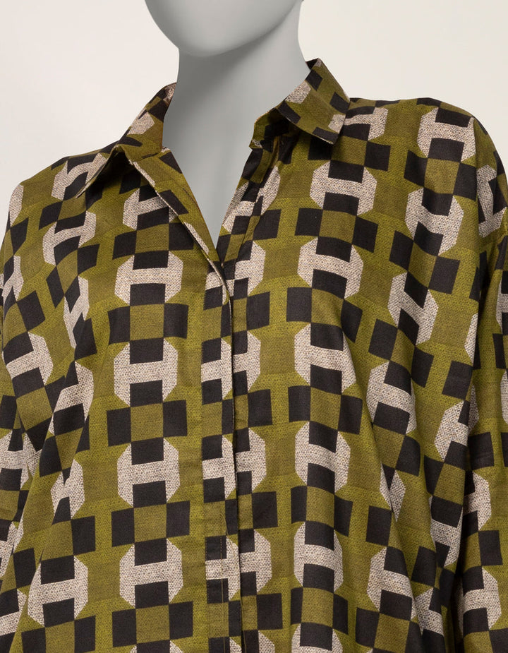 Lawn Green Stitched Suit - J. Junaid Jamshed