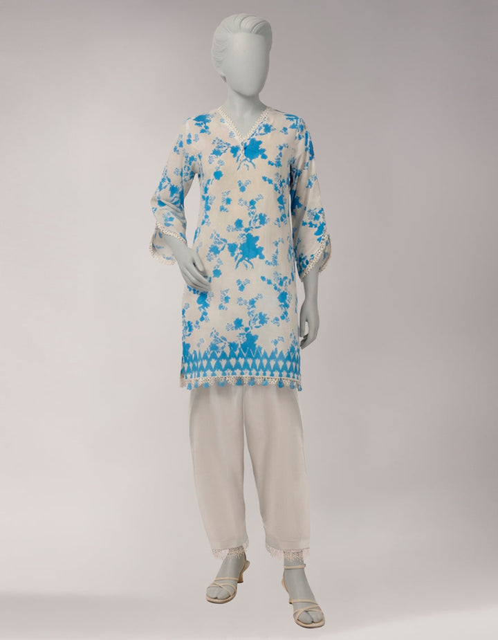 Lawn Multicolor Unstitched Suit - J. Junaid Jamshed