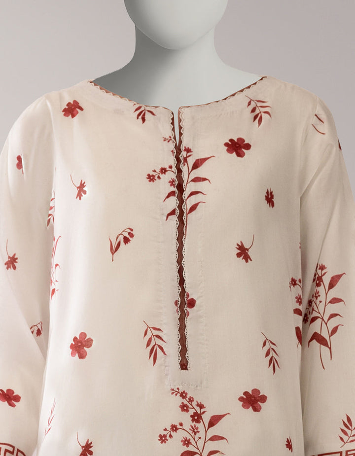 Lawn Multicolor Unstitched Suit - J. Junaid Jamshed