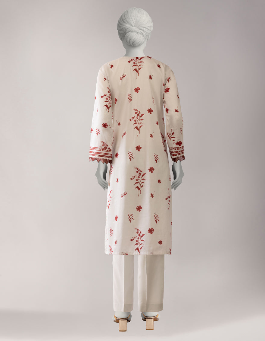 Lawn Multicolor Unstitched Suit - J. Junaid Jamshed