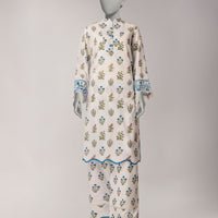 Lawn Multicolor Unstitched Suit - J. Junaid Jamshed