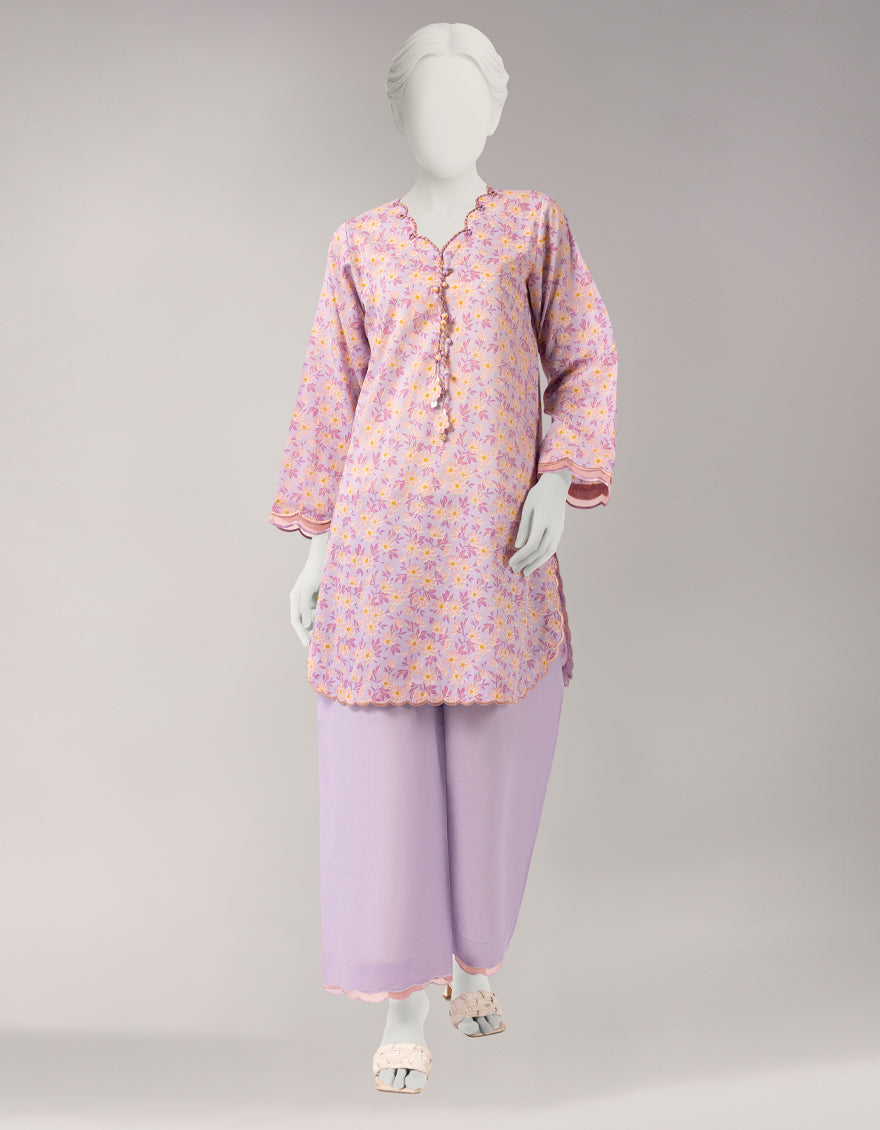 Lawn Multicolor Unstitched Suit - J. Junaid Jamshed