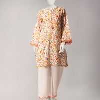Lawn Multicolor Unstitched Suit - J. Junaid Jamshed