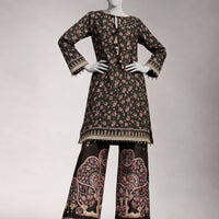 Lawn Multicolor Unstitched Suit - J. Junaid Jamshed