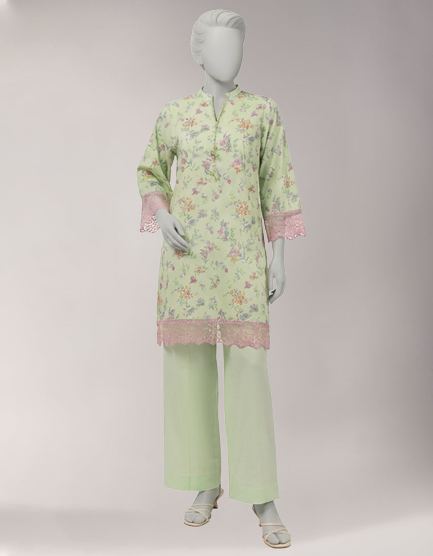 Lawn Multicolor Unstitched Suit - J. Junaid Jamshed