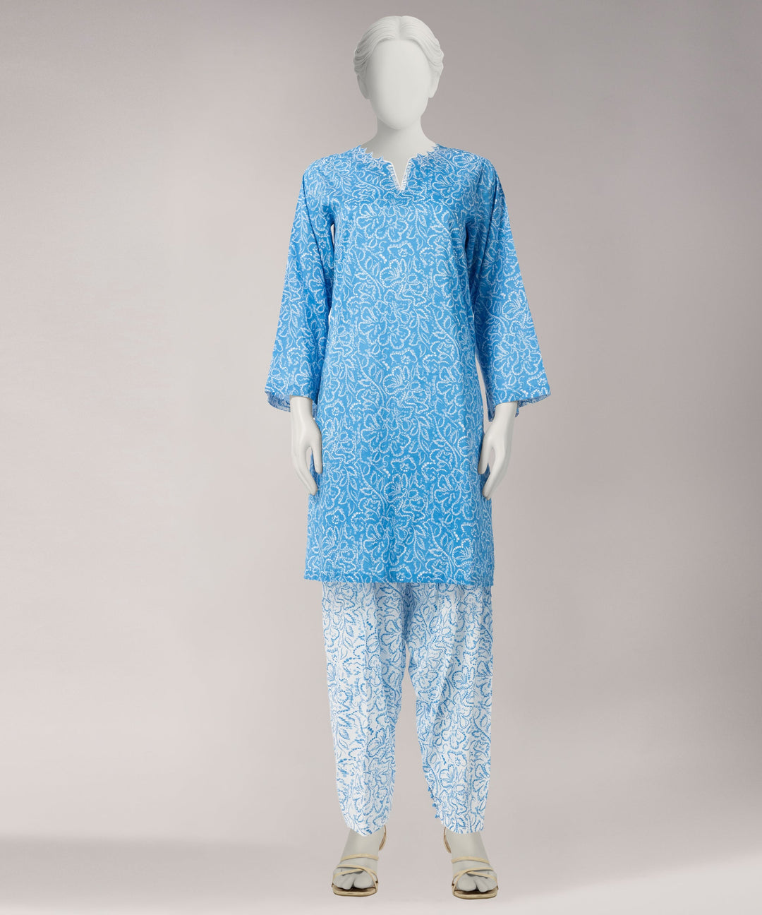 Lawn Multicolor Unstitched Suit - J. Junaid Jamshed