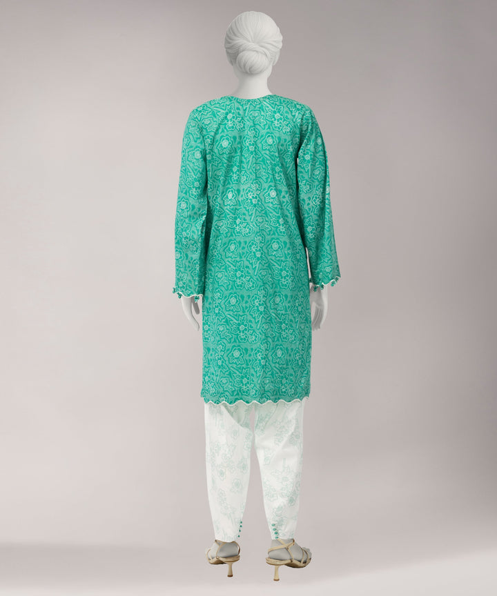 Lawn Multicolor Unstitched Suit - J. Junaid Jamshed