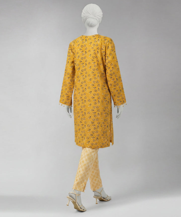 Lawn Multicolor Unstitched Suit - J. Junaid Jamshed