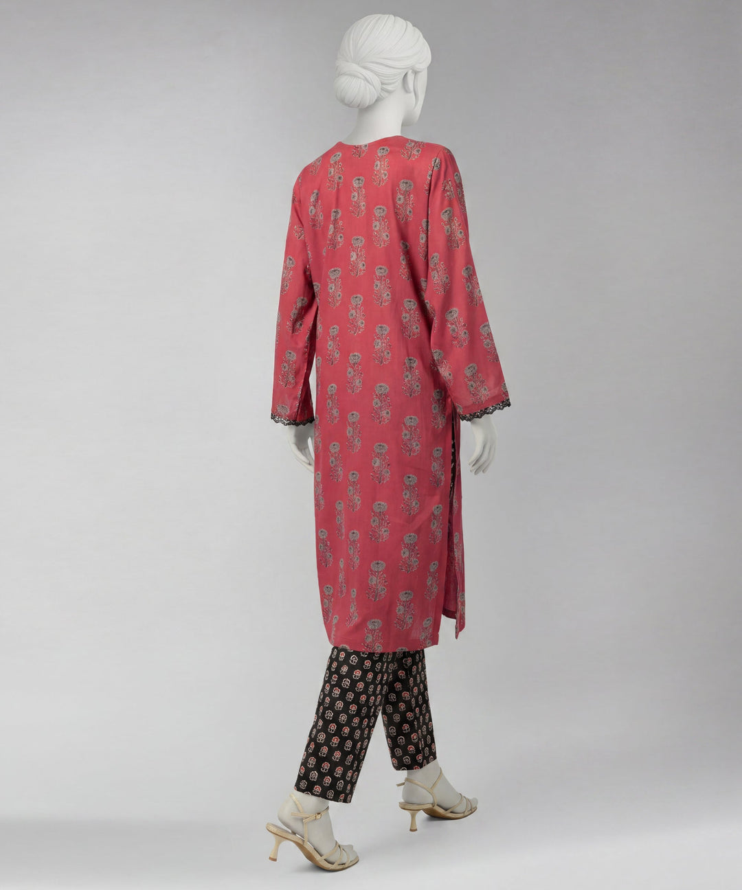 Lawn Multicolor Unstitched Suit - J. Junaid Jamshed