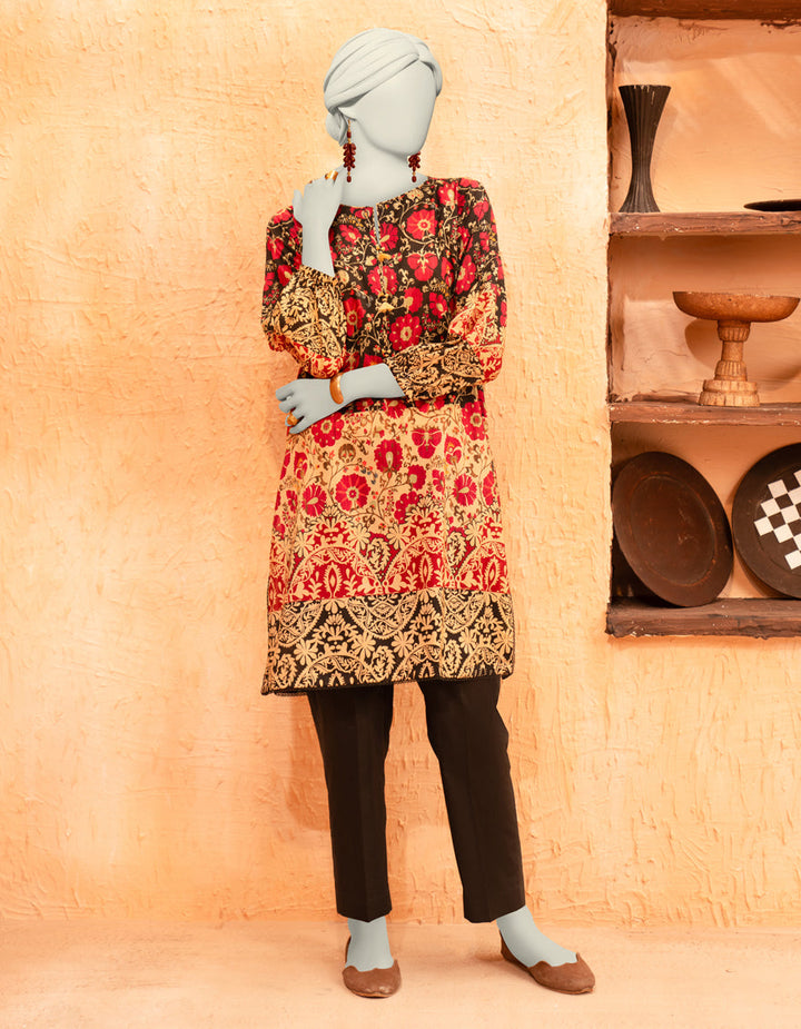 Lawn Multicolor Unstitched Shirt - J. Junaid Jamshed