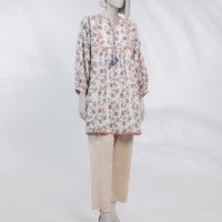 Lawn Multicolor Unstitched Shirt - J. Junaid Jamshed
