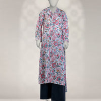 Cambric White Unstitched Suit - J. Junaid Jamshed