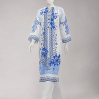 Lawn Multicolor Unstitched Suit - J. Junaid Jamshed