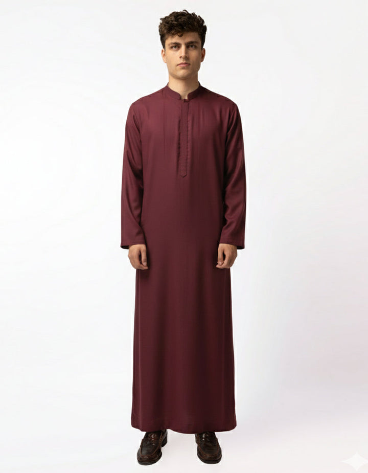 Blended Violet Jubba - J. Junaid Jamshed