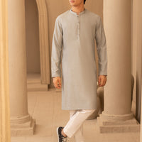 Blended Mint Green Kurta - J. Junaid Jamshed