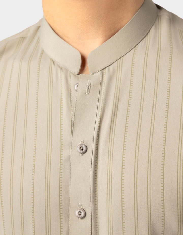 Blended Cement Kurta Trouser - J. Junaid Jamshed