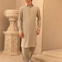Blended Light Green Shalwar Kameez - J. Junaid Jamshed