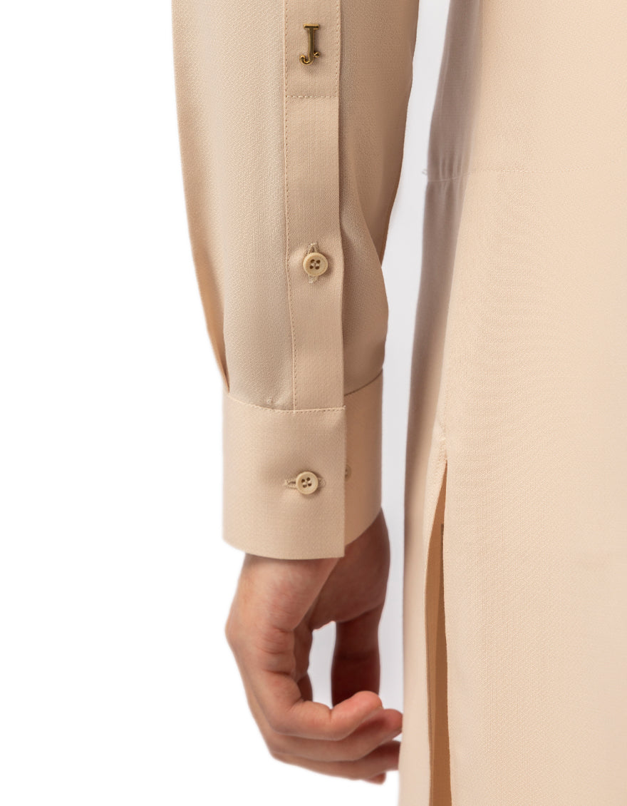 Blended Peach Shalwar Kameez - J. Junaid Jamshed