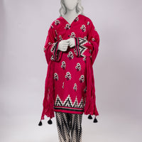Lawn Pink Stitched Suit - J. Junaid Jamshed
