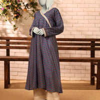 Lawn Blue Kurti - J. Junaid Jamshed