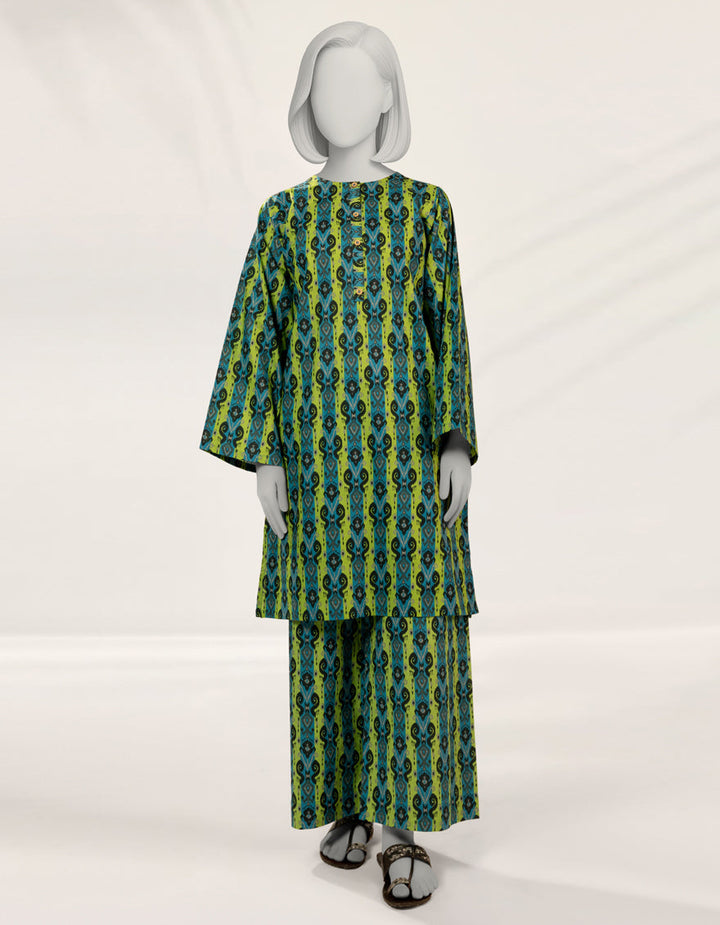 Lawn Blue Kurti - J. Junaid Jamshed