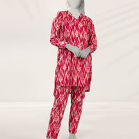 Lawn Pink Kurti - J. Junaid Jamshed
