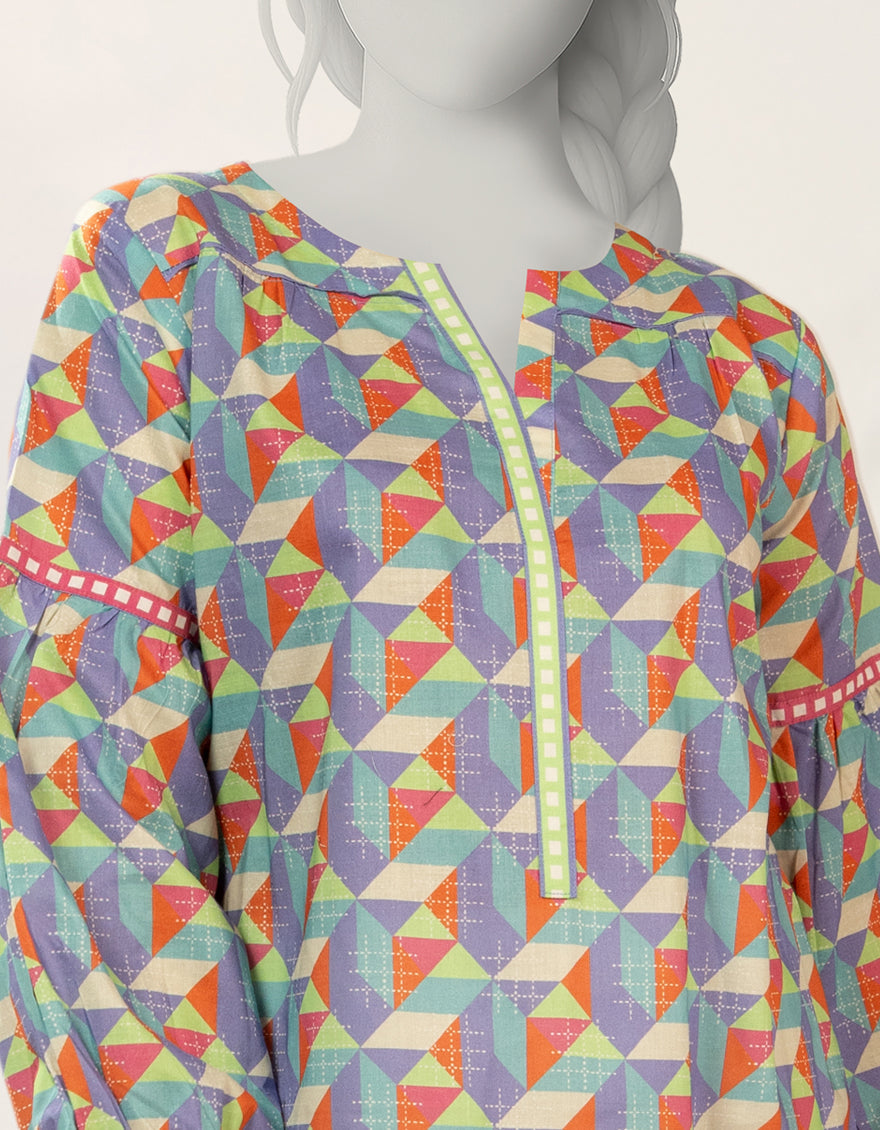 Liminal Multicolor Kurti - J. Junaid Jamshed