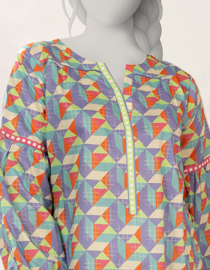 Liminal Multicolor Kurti - J. Junaid Jamshed
