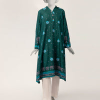 Lawn Green Kurti - J. Junaid Jamshed