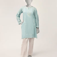 Lawn Purple Kurti - J. Junaid Jamshed