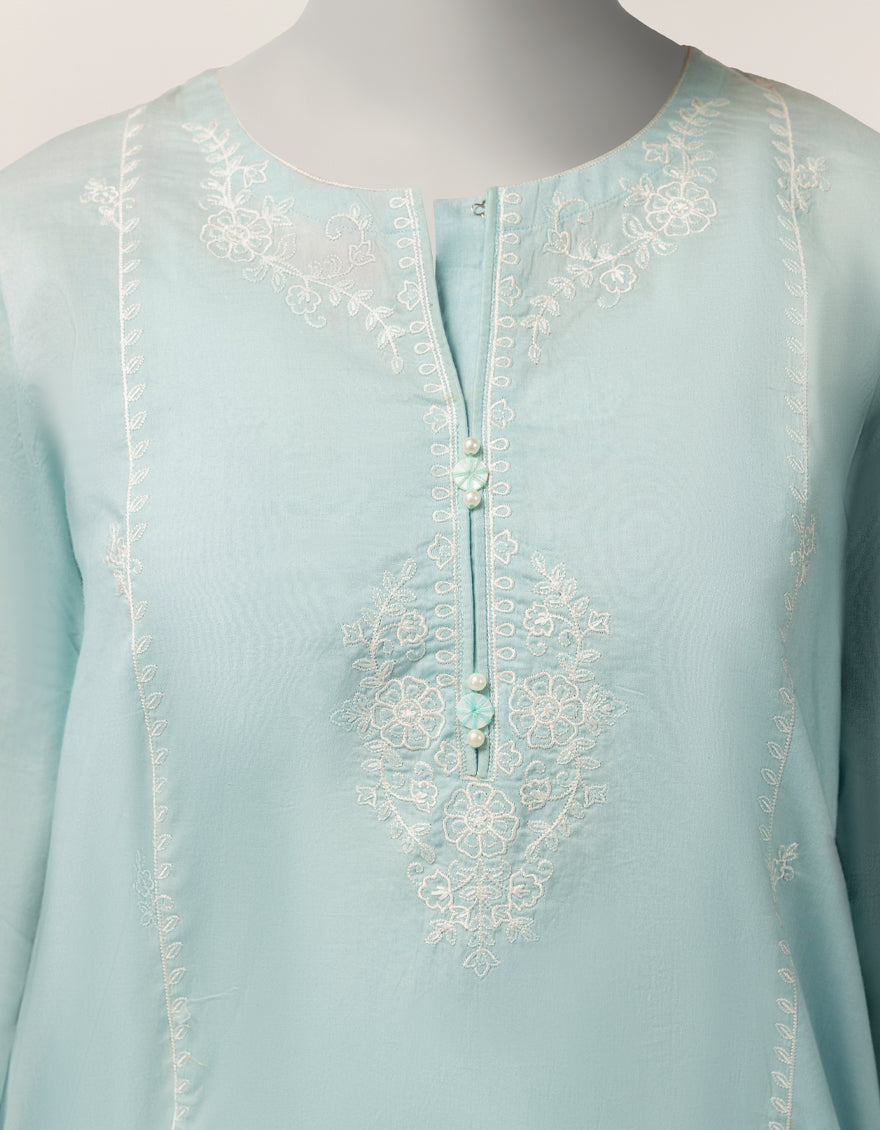 Lawn Purple Kurti - J. Junaid Jamshed