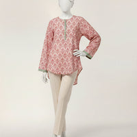 Lawn White Kurti - J. Junaid Jamshed