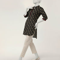 Lawn Blue Kurti - J. Junaid Jamshed