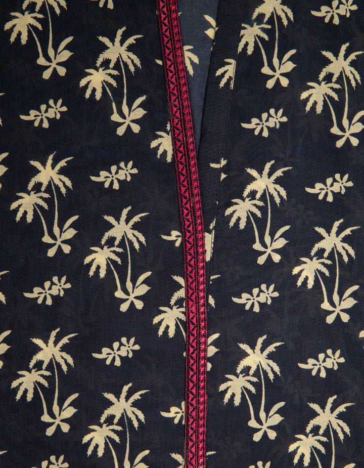 Lawn Blue Kurti - J. Junaid Jamshed