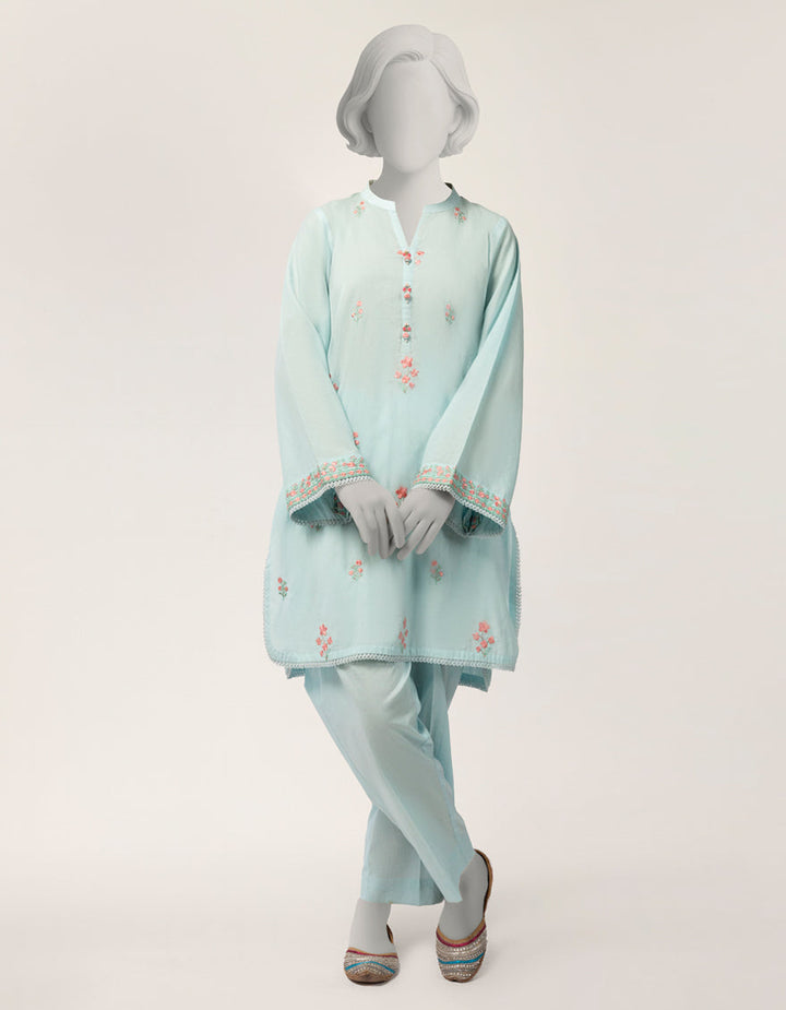 Lawn Lilac Stitched Suit - J. Junaid Jamshed